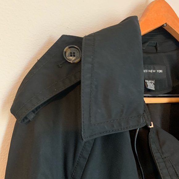 Trench Coat-Black Jones New York - Picture 2 of 6
